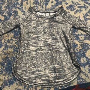 avia long sleeve gray shirt, size 5/6